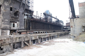 Objects of former iron and steel Works in V&iacute;tkovice, Ostrava, Czech republic