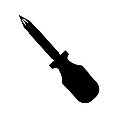 Screwdriver monochrome icon. simple and trendy flat style isolated on white background.