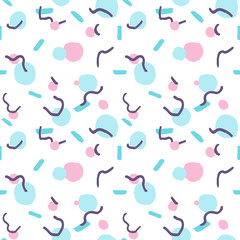 Seamless Pattern Abstract Hand Drawn Doodles