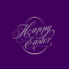 Happy Easter lettering