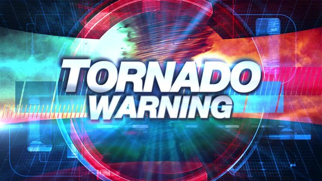 Tornado Warning - Broadcast TV Graphics Title