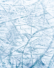 Ice rink. Pattern from skates