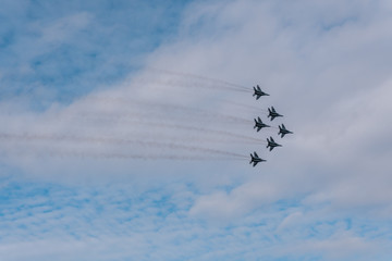 airplane flying in the sky