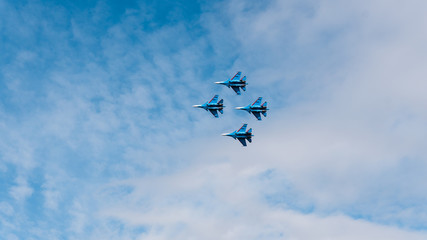 airplane in the sky