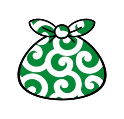 唐草模様の包み