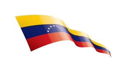 Venezuela flag, vector illustration on a white background