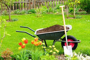 Gartenzeit - Kompost für das Beet