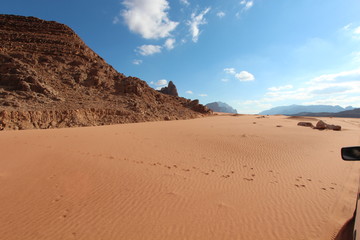 Fototapeta na wymiar desert sand sky landscape background