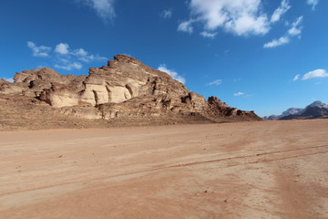 Fototapeta premium desert sand sky landscape background