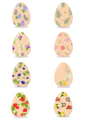 Floral Easter Eggs