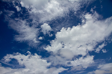 青い空と白い雲