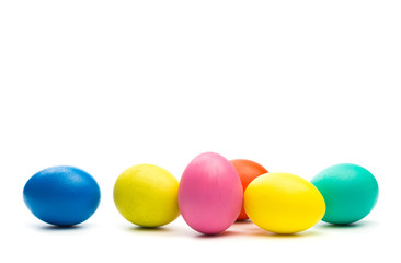 easter eggs isolated