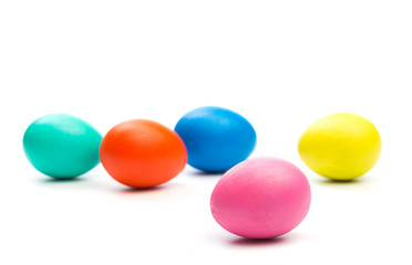 easter eggs isolated