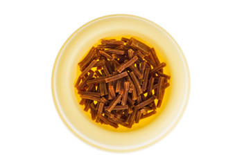 Dry meat delicacy, pet food.