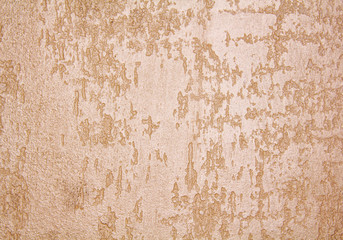 gentle light tone of decorative stucco. textured surface