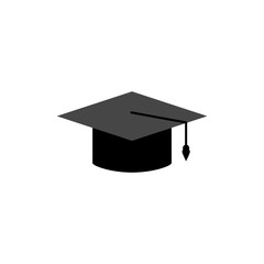 Graduation Cap Silhouette, Graduate cap icon