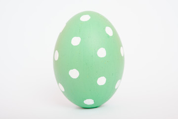 Fototapeta na wymiar Beautiful Easter Green egg color