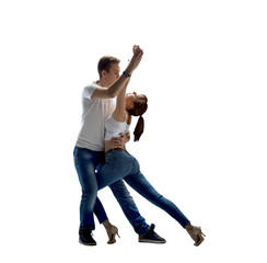 couple dancing social danse