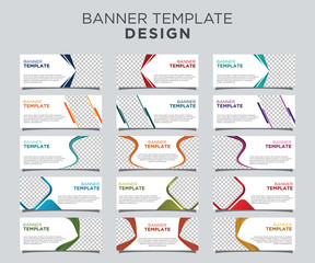 Professional Banner Template Set Vol 2 White Background