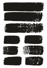 Paint Brush Medium Lines High Detail Abstract Vector Background Set 147