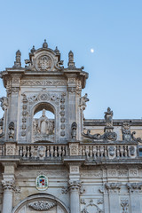 Obraz premium Last lights of the sunset in Lecce
