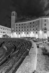 Lecce. City of the Baroque. Black and white