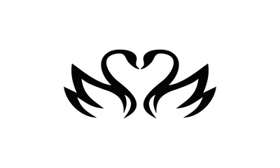 love of swan icon