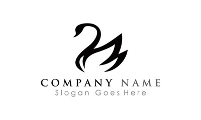 Obraz premium swan logo