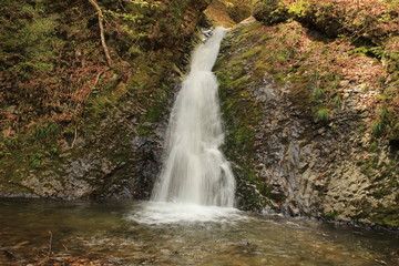 Fototapeta premium 那須塩原温泉・竜化の滝