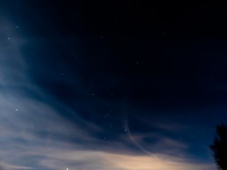 Fototapeta na wymiar starry sky at night