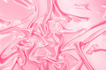 Pink luxury satin fabric texture for backgroundd