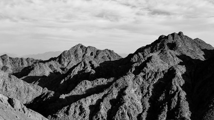 Mountains in the desert
