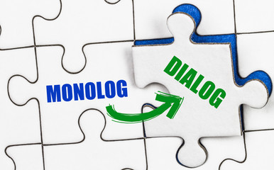 Dialog auf Puzzle