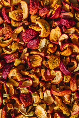 Dried Apple Background