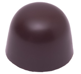Single curved molded chocolate without background - 251000954