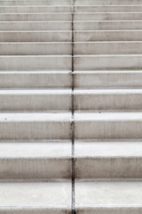 Stone stairs form geometric pattern
