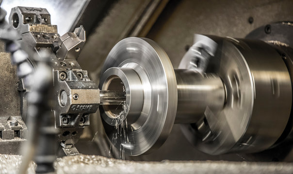 Industry lathe machine work