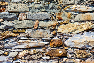 Gray Stone Wall as  Background