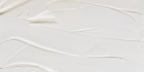 Sour cream texture top view