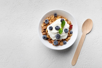 Organic breakfast concept