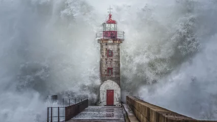 Rolgordijnen Lighthouse never broke © Miguel