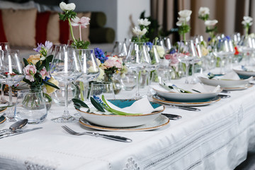 Beautifully served table