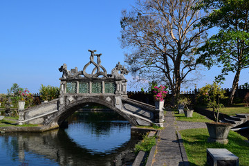 bridge in a buddhust temple