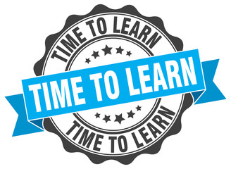 time to learn stamp. sign. seal