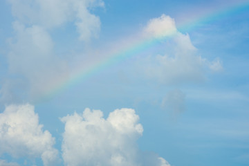 Naklejka na ściany i meble rainbow on sky