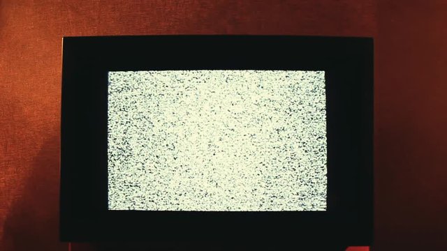 old broken tv hd footage nobody 