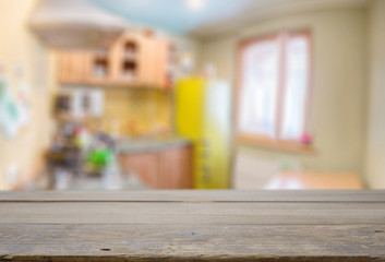 Kitchen table - mock up background