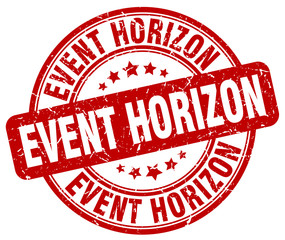 event horizon red grunge stamp