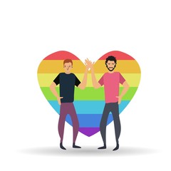 Filled homosexual super icon. Homosexual vector illustration for graphic design. Homosexual symbol.
