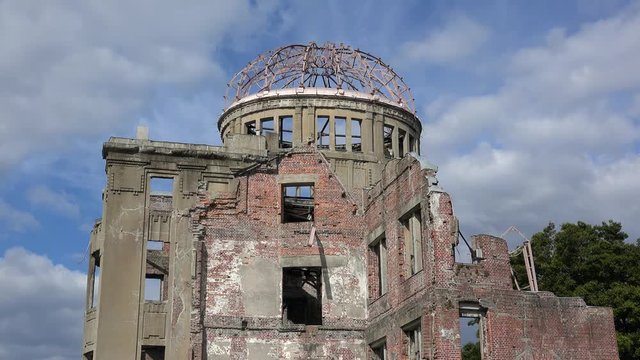 Hiroshima Peace Memorial (Genbaku Dome or A-Bomb Dome).